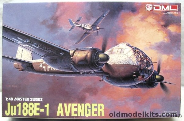 DML 1/48 Junkers Ju-188E-1 Avenger - KG6 Erprobungstaffel / Research Unit Ob.D1. / 1./KG66 Montdidier France 1944, 5518 plastic model kit